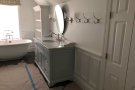 bathroom sink and vanity