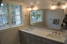 sinks and mirror