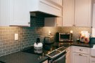 kitchen stove and backsplash
