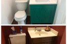 bathroom before and after