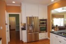 kitchen oven and cabinets
