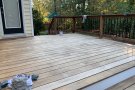 unfinished deck