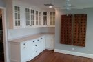 kitchen counters and cabinets