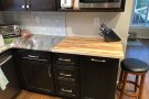Smoketree Addition butcherblock counter