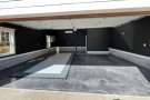 2 car garage front door view