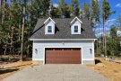 2 car garage front view