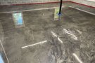2 car garage poured floor