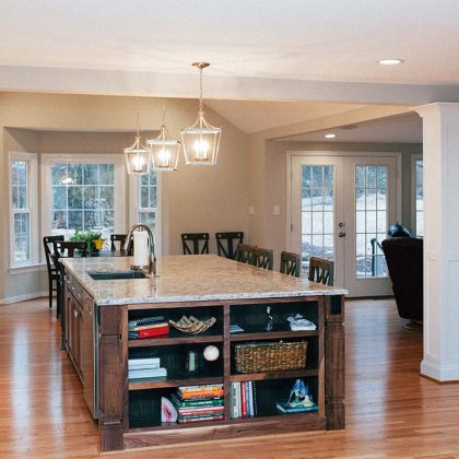 Open concept kitchen conversion in Richmond VA