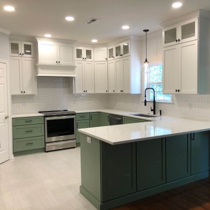 White kitchen remodel in Richmond VA