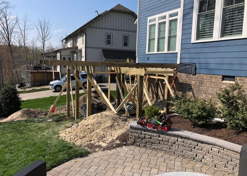 Design Stage of porch project