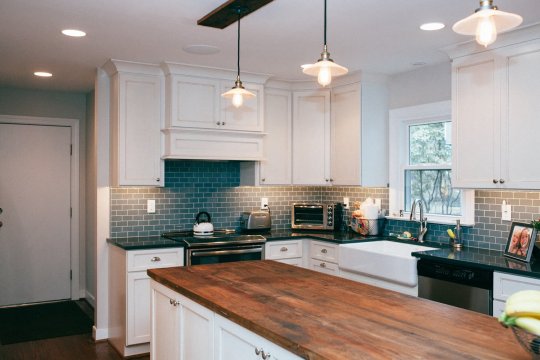 kitchen remodeling in progress