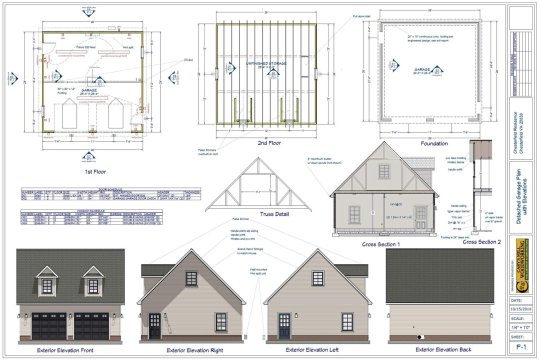 garage design blueprints