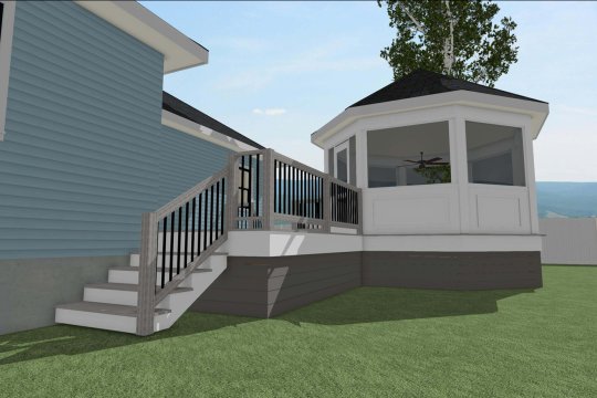 Patio design concept