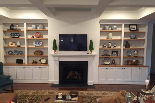 bookcase front view