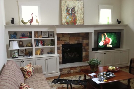 fireplace bookcases