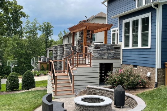 completed deck