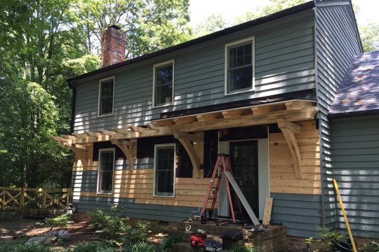 front porch remodel