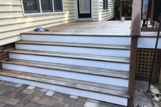 unfinished stairs